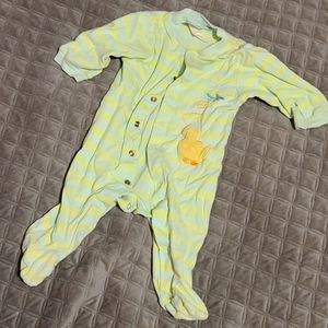 Striped ducky one piece
